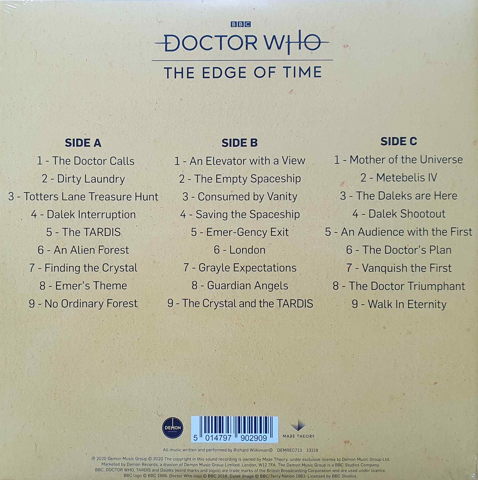 Back cover of DEMREC 713